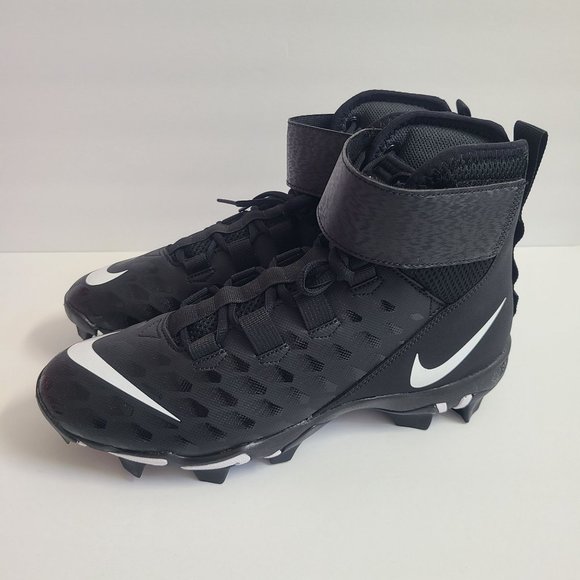NEW Nike Force Savage 2 Shark Football Cleats AQ7722-001 Size 9 Black